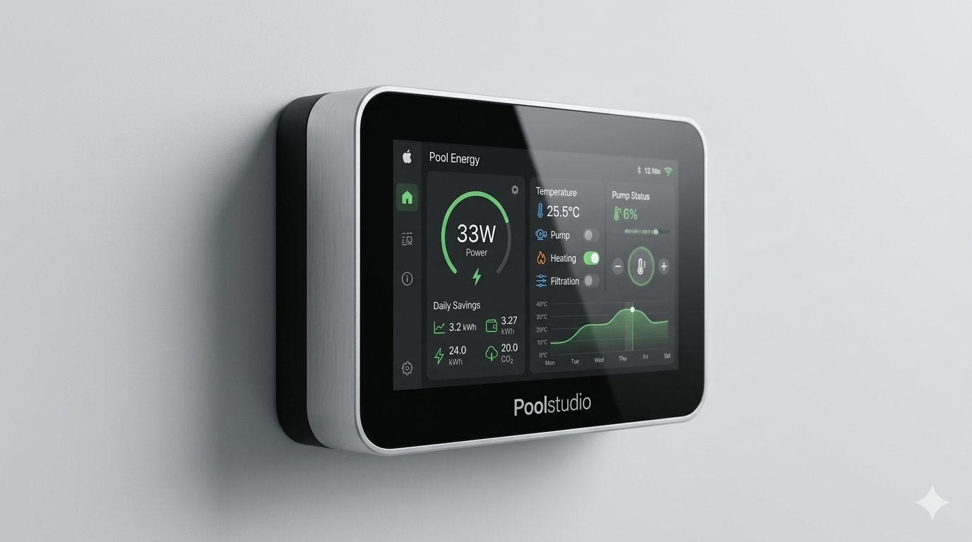 Poolstudio smart pool energy management system